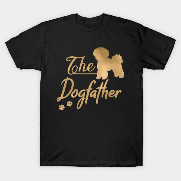 Bichon Frise Dogfather T-Shirt by JollyMarten